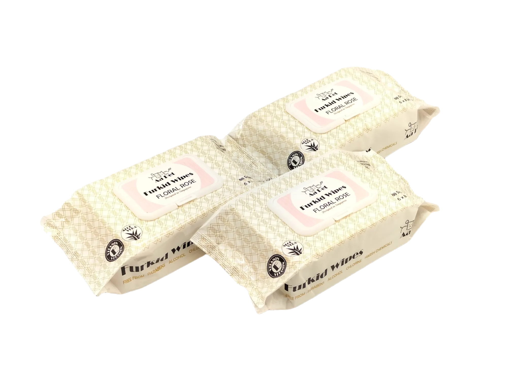 AaPet Antibacterial Wet Wipes for Pets (88pieces/pack)
