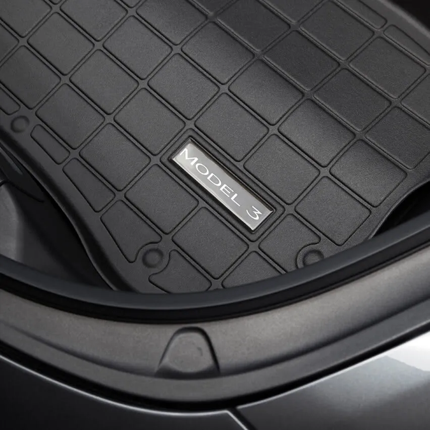 All Weather TPE Front Rear Trunk Mat for Tesla Model 3
