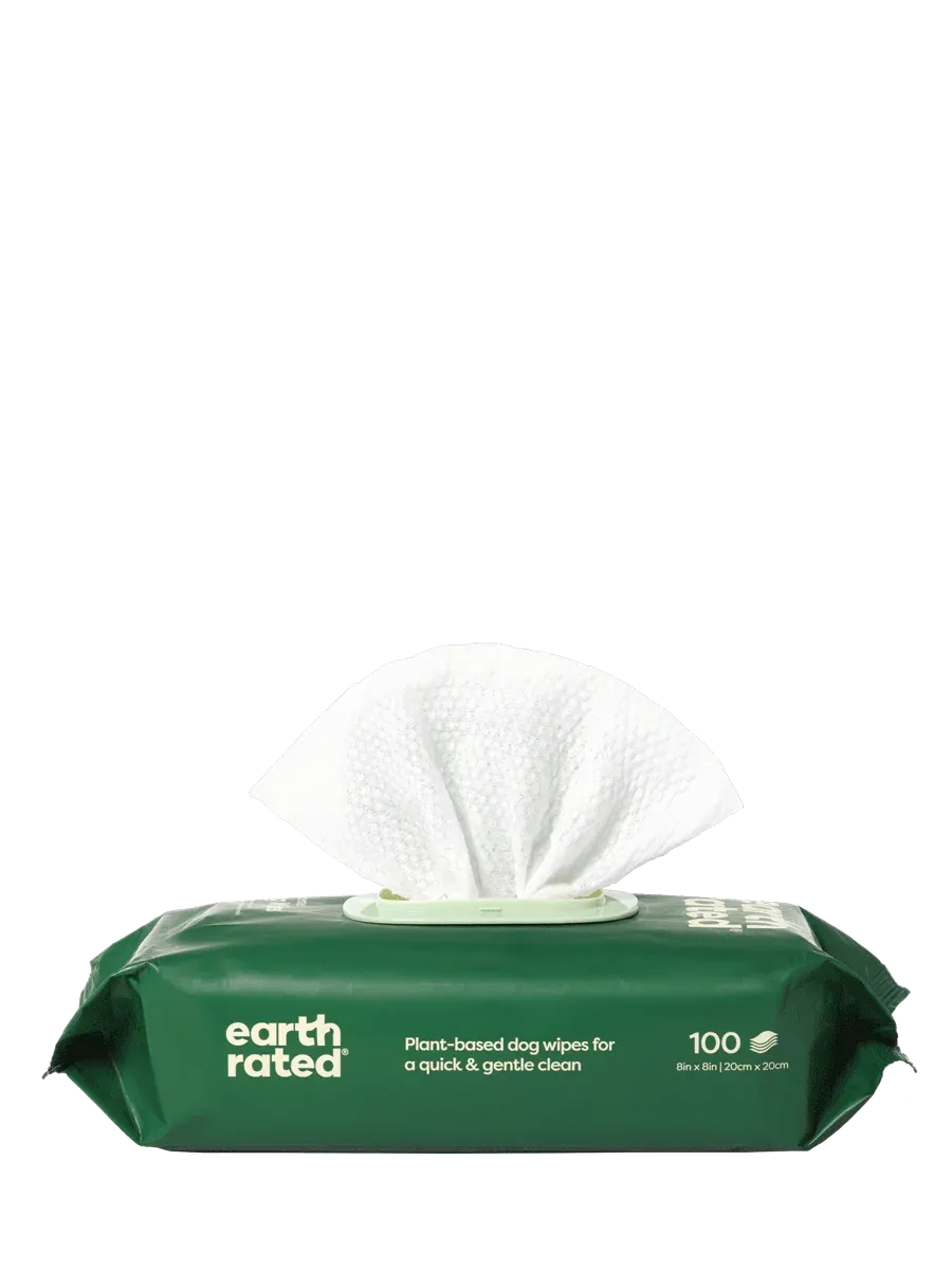 earth rated - Plant-Based Grooming Wipes
