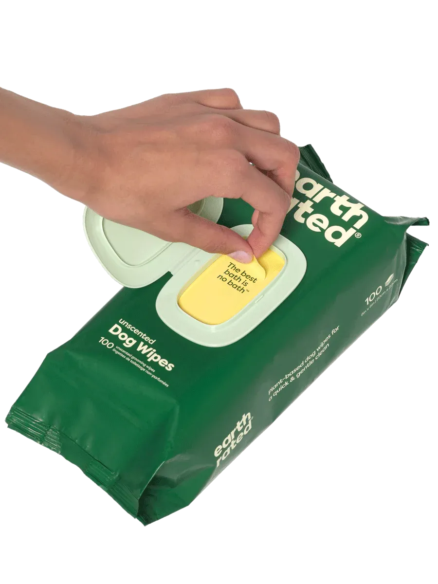 earth rated - Plant-Based Grooming Wipes