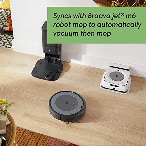 iRobot Roomba i4  EVO Self Emptying Robot Vacuum - Empties Itself for up to 60 Days, Clean by Room with Smart Mapping, Compatible with Alexa, Ideal for Pet Hair, Carpets