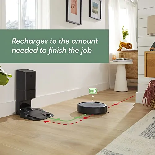 iRobot Roomba i4  EVO Self Emptying Robot Vacuum - Empties Itself for up to 60 Days, Clean by Room with Smart Mapping, Compatible with Alexa, Ideal for Pet Hair, Carpets