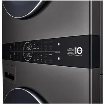 LG WKHC252HBA WashTower with Center Control 5.8 cu ft Washer and Ventless Heat Pump Dryer