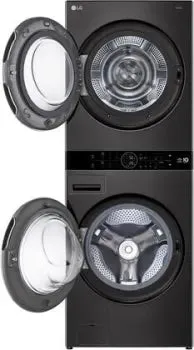 LG WKHC252HBA WashTower with Center Control 5.8 cu ft Washer and Ventless Heat Pump Dryer