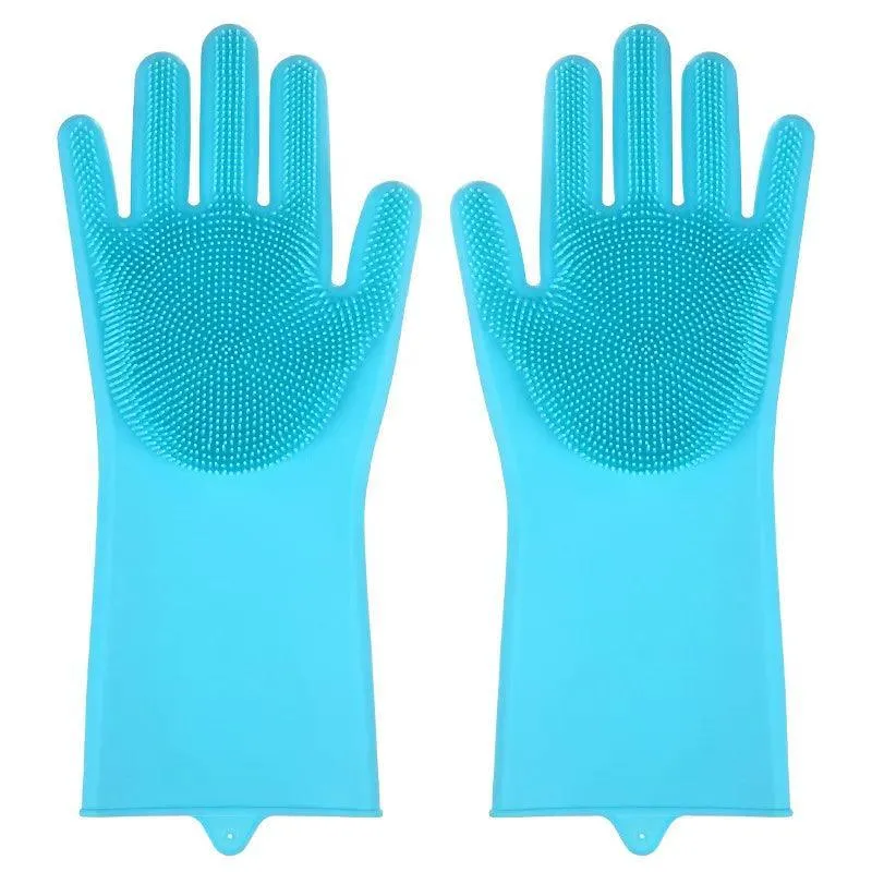 Pet Cleaning Gloves – Silicone Grooming Gloves with 3,000  Pins, Heat Resistant, for Hair Removal and Cleaning Pets or Home