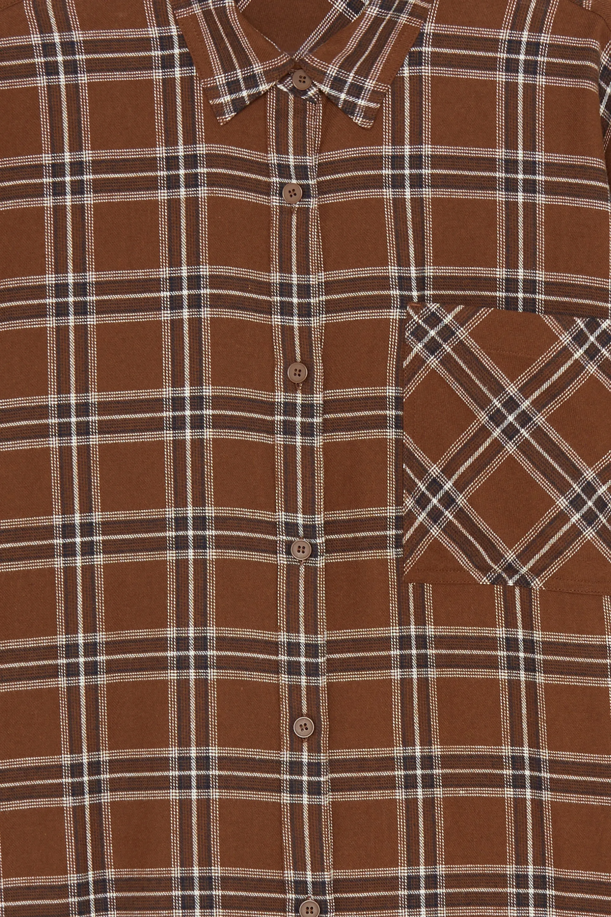 PLAID SHIRT DRESS