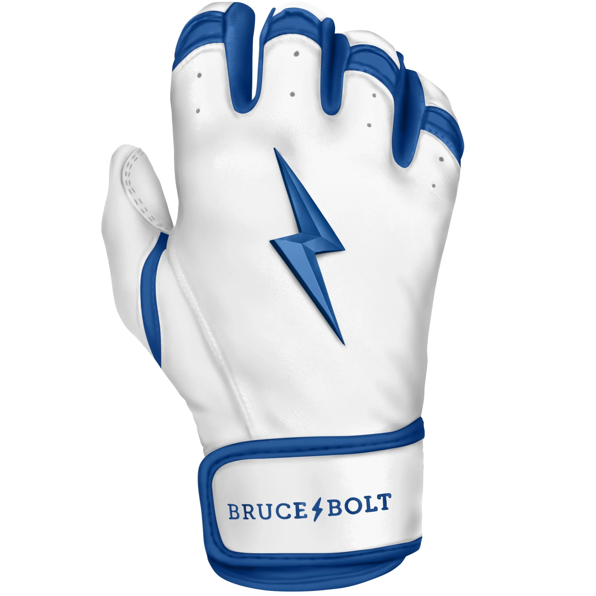 PREMIUM PRO CHROME Series Short Cuff Batting Gloves | ROYAL