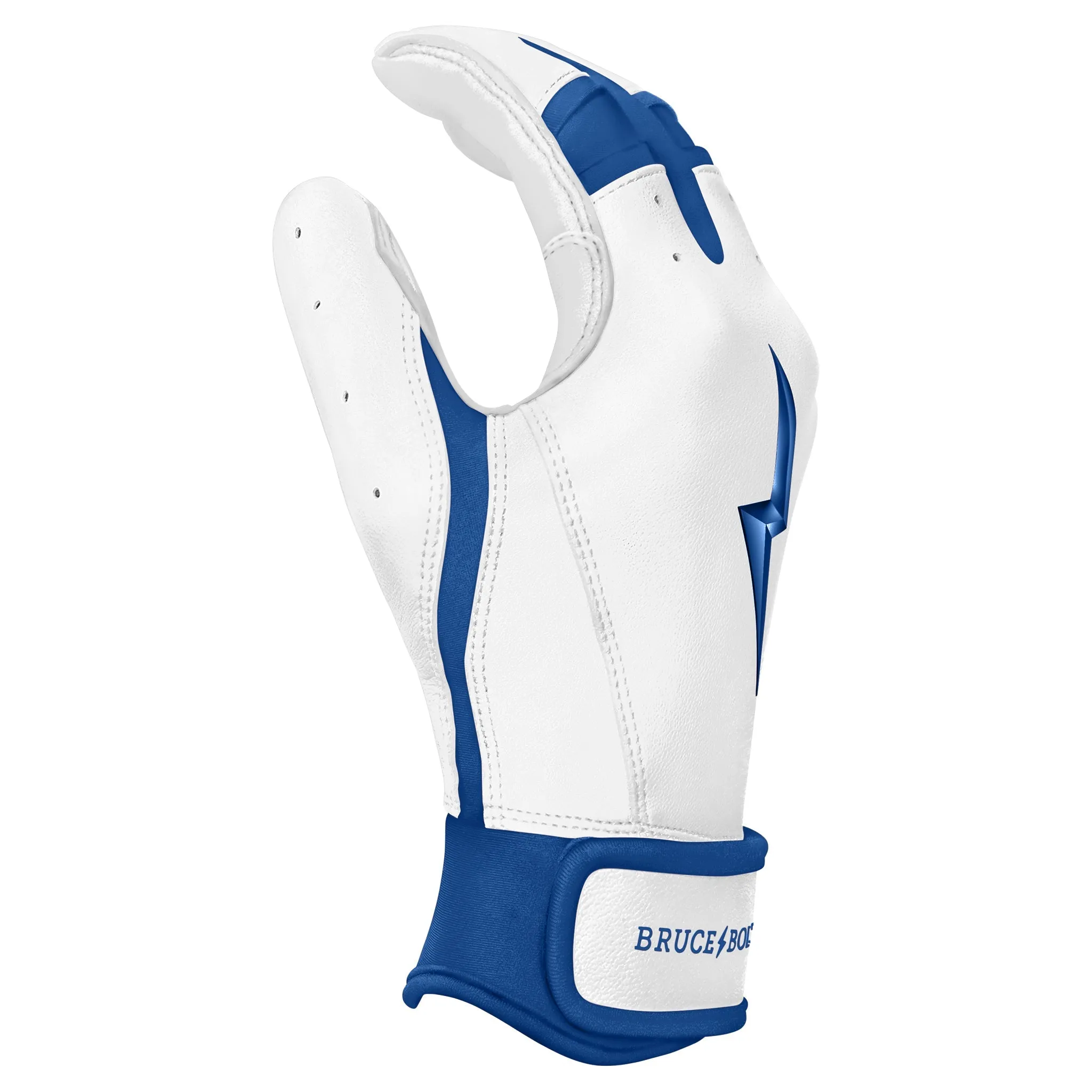 PREMIUM PRO CHROME Series Short Cuff Batting Gloves | ROYAL