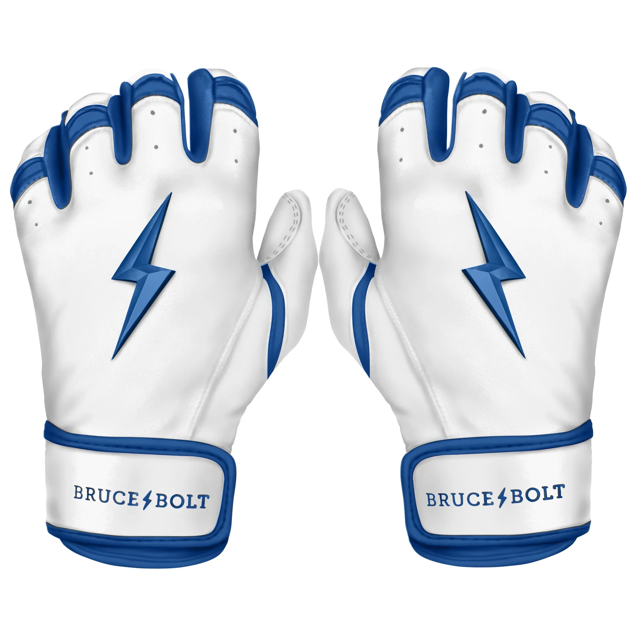 PREMIUM PRO CHROME Series Short Cuff Batting Gloves | ROYAL